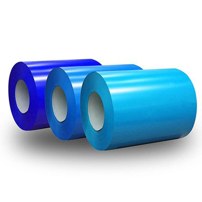 เหล็กม้วนสีน้ำเงิน H112 Ppgl A3003 สี Aluzinc Galvalume Steel Coil