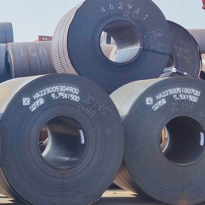 HR เหล็กม้วนคาร์บอนรีดร้อน 0.2 มม. SS400 A36 Q235 Q345 Q195