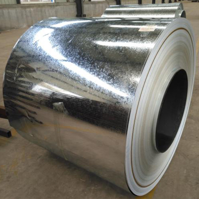 เหล็กแผ่นเคลือบสังกะสีจุ่มร้อนคอยล์ DX51D GI Steel Coil
