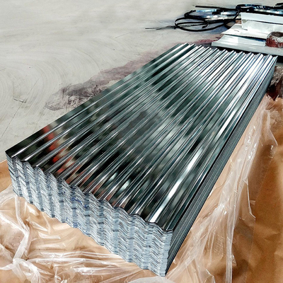 แผ่นหลังคาเหล็กราคาถูก DX51D 1250mm Anti-Corrosion GI Steel Panel