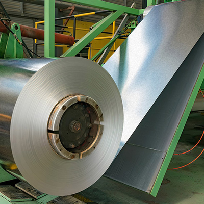In Stock เหล็กม้วน Galvalume Prepainted GI Sheet Coil DX51D 0.3mm