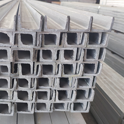 Q195 ความหนา 5 มม. สังกะสี C Channel ขนาดมาตรฐาน U Channel Steel