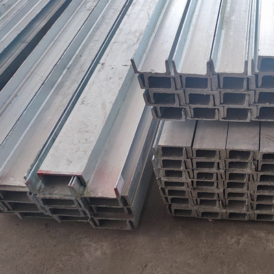 โปรไฟล์ ASTM C ช่องเหล็กชุบสังกะสี U ประเภทช่องเหล็กแป