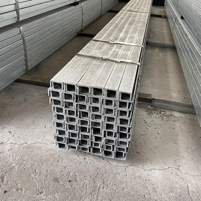 Q195 ความหนา 5 มม. สังกะสี C Channel ขนาดมาตรฐาน U Channel Steel