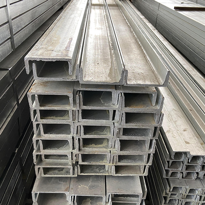 โปรไฟล์ ASTM C ช่องเหล็กชุบสังกะสี U ประเภทช่องเหล็กแป