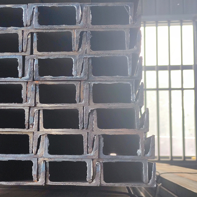 โครงสร้างช่องเหล็กชุบสังกะสีแบบจุ่มร้อน U Beam Steel Rod 16 Gauge