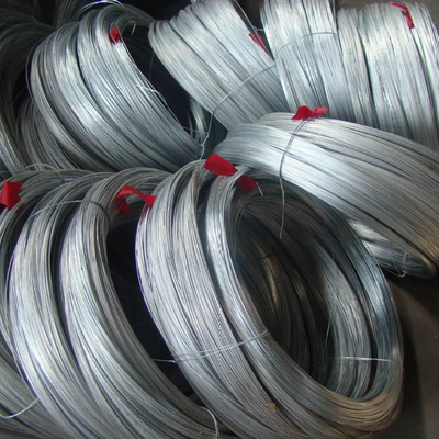 ลวดสลิงเหล็กชุบสังกะสี 100 กก. BWG 16 18 20 22 เหล็ก SAE 1010