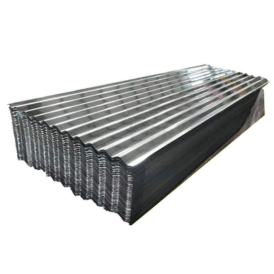 CGCC DX51D แผ่นหลังคาสังกะสี 1250 มม. แผงเหล็กลูกฟูก