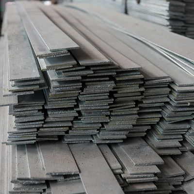 12x6mm สังกะสี Flat Bar Q215 เหล็กแผ่นรีดร้อน Flat Bar Construction