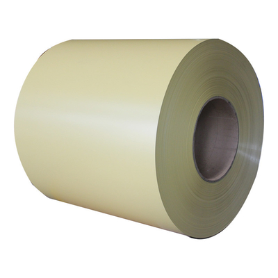 แผ่นเหล็กชุบสังกะสีเคลือบสี GB สีส้มในม้วน PVDF Aluzinc Coil