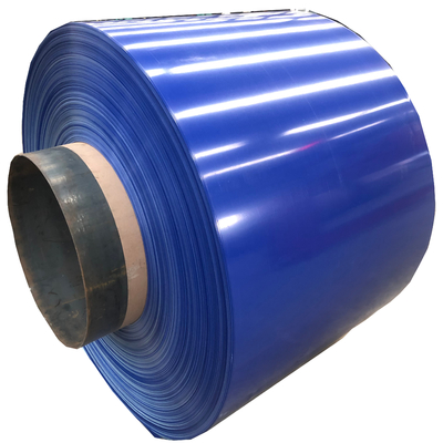 50hrb 0.14mm ขดลวดเหล็กชุบสังกะสีเคลือบสี H112 Aluzinc Steel Coils