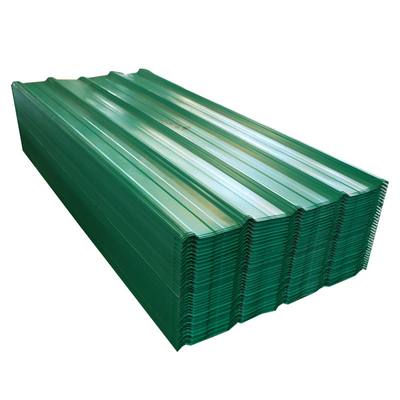 CGCC Gi สีเคลือบแผ่นลูกฟูก 5ft เหล็กลูกฟูกหลังคา