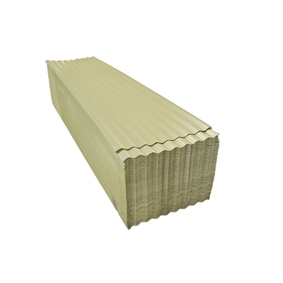 Ral Color Ppgi แผ่นหลังคาลูกฟูก 12m Gi Color Coated