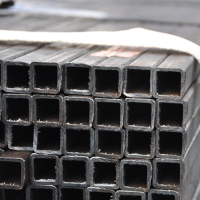 ASTM OD 600mm กล่องเหล็กดำมาตรา 5.8m ท่อสี่เหลี่ยมชุบสังกะสี