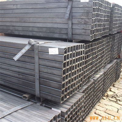 Q195 กล่องสี่เหลี่ยมเหล็กอาบสังกะสีมาตรา 9 ฟุต Erw Steel Tube
