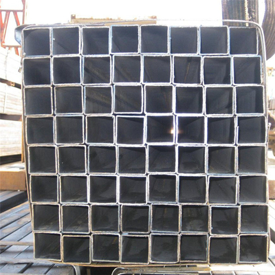 Q195 กล่องสี่เหลี่ยมเหล็กอาบสังกะสีมาตรา 9 ฟุต Erw Steel Tube