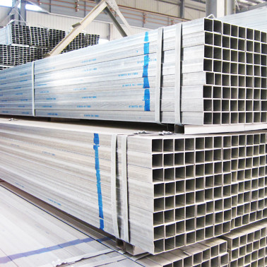 จุ่มร้อน Q345 เหล็กกล่อง กัลวาไนซ์ ท่อเหลี่ยม 100x100 Gal