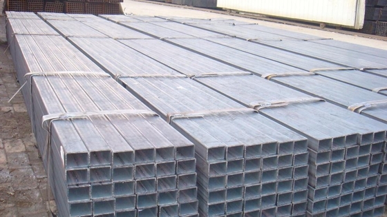 2x2 14 Gauge ท่อสี่เหลี่ยมชุบสังกะสีความยาว 12m Ms ท่อสี่เหลี่ยม ASTM