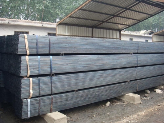 2x2 14 Gauge ท่อสี่เหลี่ยมชุบสังกะสีความยาว 12m Ms ท่อสี่เหลี่ยม ASTM