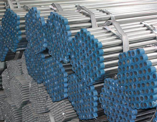 ท่อกลมเหล็กชุบสังกะสี 14 มม. รีดเย็น Astm A 53 B Ms Erw Pipe