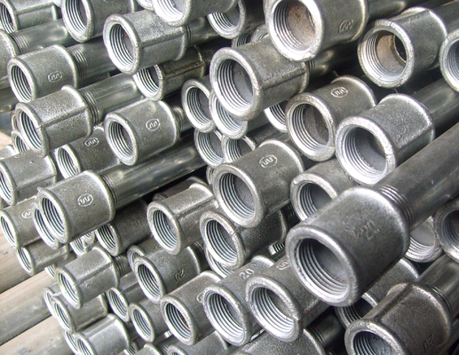 ท่อกลมเหล็กชุบสังกะสี 14 มม. รีดเย็น Astm A 53 B Ms Erw Pipe