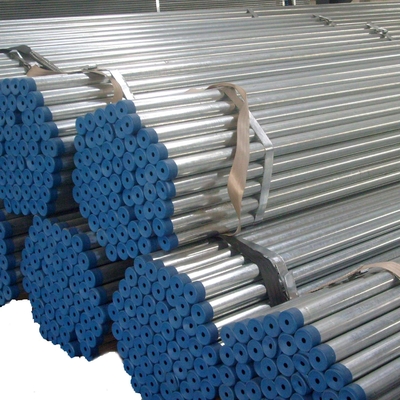 Astm A 53 Gr B ท่อกลมชุบสังกะสี Q235 Erw ท่อเหล็ก