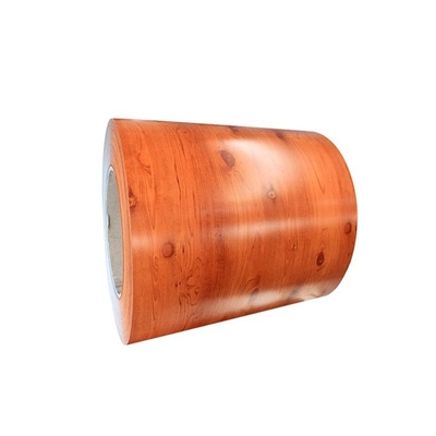 สีส้ม 0.12-4.0 มม. Ppgi Coil DX51D Ppgi เหล็กเคลือบสังกะสีเคลือบสี