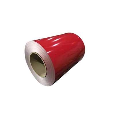 สีส้ม 0.12-4.0 มม. Ppgi Coil DX51D Ppgi เหล็กเคลือบสังกะสีเคลือบสี