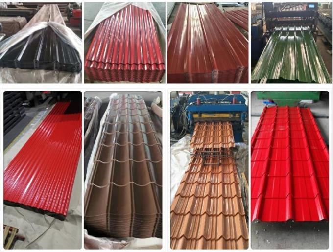 Zinc สังกะสี Corrugated Steel Iron Roofing Tole Sheets