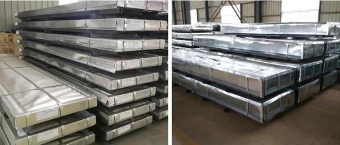 Zinc สังกะสี Corrugated Steel Iron Roofing Tole Sheets