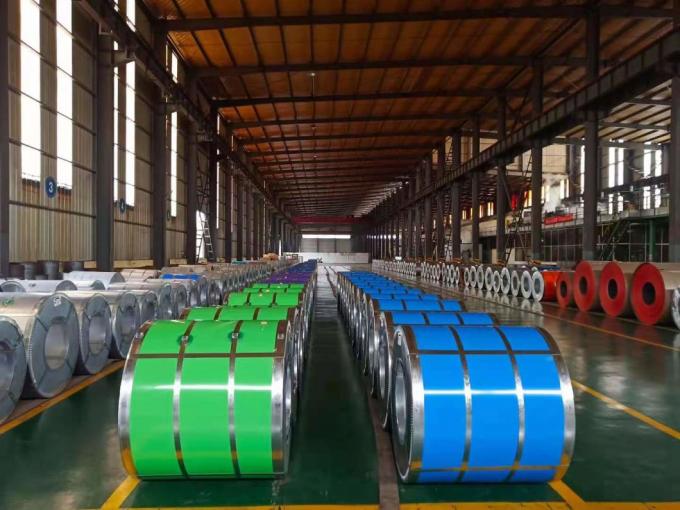 Double Coated Color Painted Metal Roll Paint สังกะสี Zinc Coating PPGI PPGL Steel Coil/Sheets in Coils